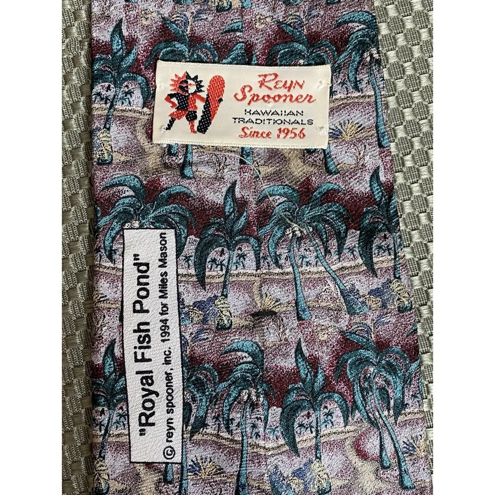 Reyn Spooner Silk Necktie 